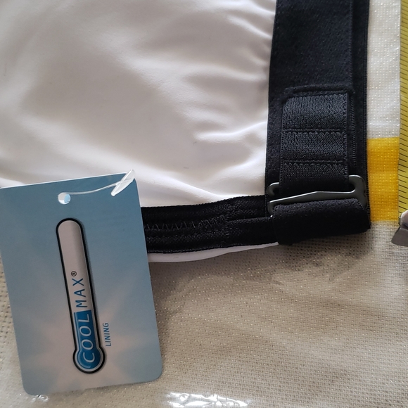 MARIKA TEK High Impact Microfiber Racerback Sport Bra CoolMax Cotton Dry-Wik NEW - Picture 5 of 16